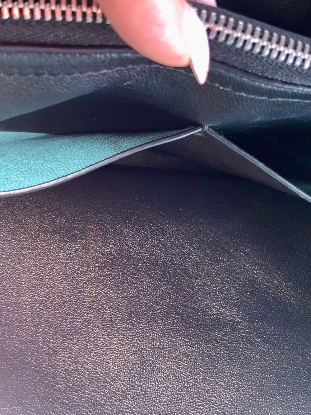 Tiffany & Co. Leather Tote with $$$ Stripe Leather Strap (Retired) - Picture 14 of 16